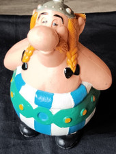 Obélix & Dargaud - Figurine, grand modèle de 1967-19cm-Biscuiterie l Alsacienne