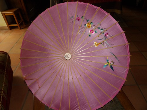 Ombrelle chinoise soie - ombrelle, chinoise,soie