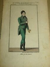 MARTINET Gravure COSTUME