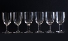 6 Verres à Pied Anciens en
