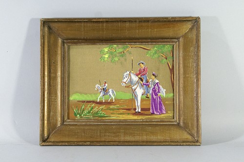 Tableau peint sur tissu - sur,