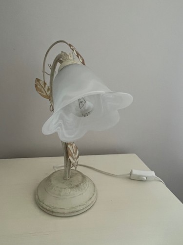 Lampe fer forgé décor
