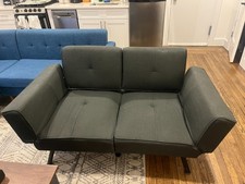 Grey Futon Couch (adjustable)
