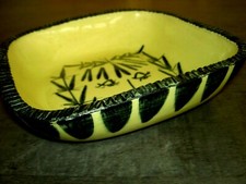 PLAT céramique signé numéroté ACCOLAY Vallauris design VINTAGE 1960 Jean Cocteau