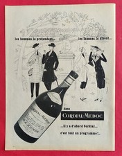 Publicité de presse: Boisson alcoolisée Vin CORDIAL MEDOC ill J REPESSE 1955