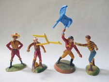 INDIEN,COWBOY, CLAIRET, 3 BAGARREURS DE SALOON PLUS CHERIF, NON STARLUX, QUIRALU