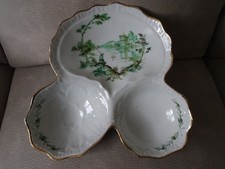 Serviteur ancien, à 3 compartiments , Limoges, en bel état.