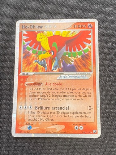 Carte pokémon ex - ho-oh,