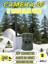 Caméra De Chasse 4G Qualité 4k Longue Autonomie Avec Panneau Solaire