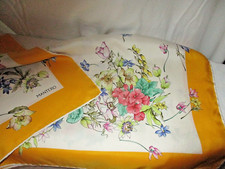 Foulard carré SOIE MANTERO Italie -Collection VINTAGE  NO Hermes Dior Celine