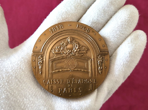 Medaille bronze france - medaille, 1968