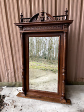 Grand miroir en noyer " Epoque