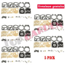 5x Carburateur de Réparation Membrane Joint Kit Pour Walbro WA & WT K20-WAT