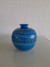 Vase Boule Montelupo Blue Rimini Aldo Londi