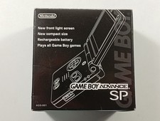CONSOLE NINTENDO GAMEBOY ADVANCE (GBA) SP BLACK/NOIRE AGS 001 JAPAN (BOXED - COM