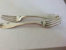 PAIRE DE FOURCHETTES ARGENT