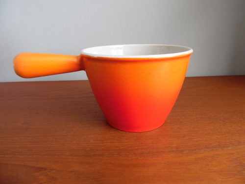 Ancien caquelon orange - ancien,