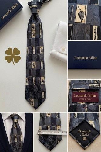 Cravate leonardo milan - cravate, in