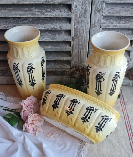 Anciens vases jardiniere - 2, et