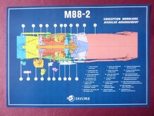 DOCUMENT PUB SNECMA M88-2 MILITARY ENGINE DASSAULT RAFALE MODULAR ARRANGEMENT