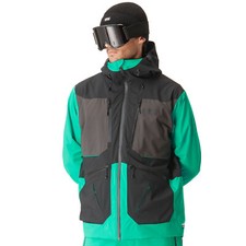 Picture Naikoon Veste de Ski Hommes Veste de Snow Surf des Neiges Noir Turquoise