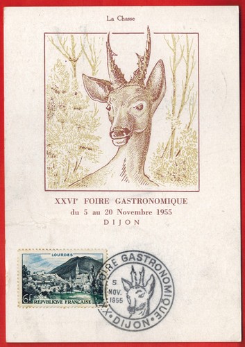 1955 fdc carte maximum - carte,