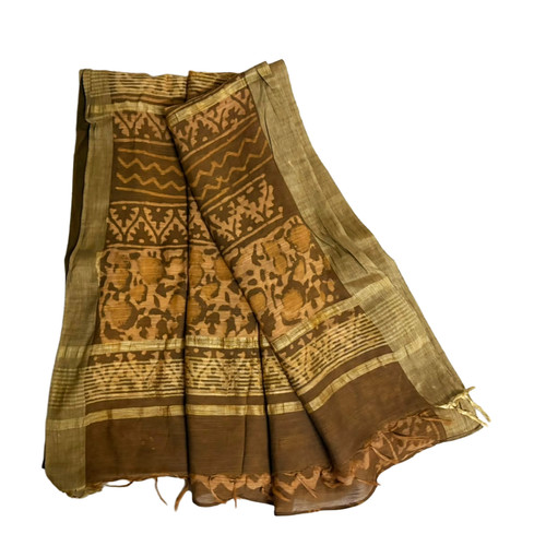 Robe mariée marron - de, sari