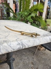 Walter Bosse Coupe Papier En Bronze Teckel