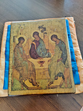 Ancienne Icône  sur bois de