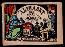lanterne magique ALPHABET DES ENFANTS SAGES 1880 / optical toy magic lantern