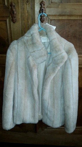 Veste fausse fourrure - , beige