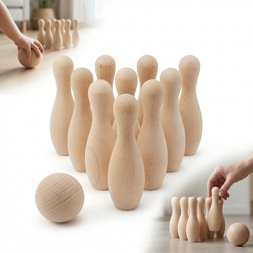 Quilles bois hêtre avec - bois,