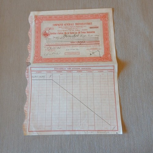 Lot compagnie générale - lot,