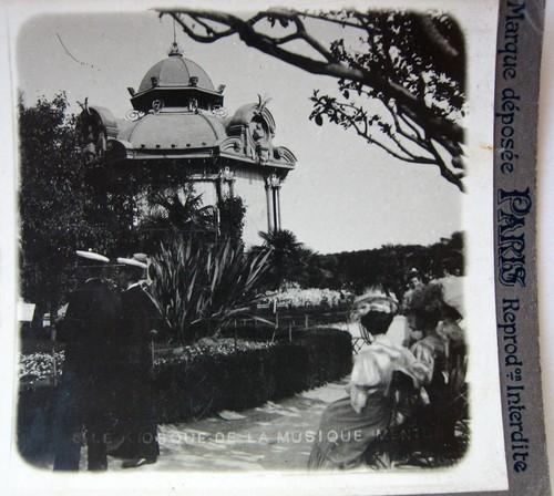 Photo stereo 1900 - menton, le