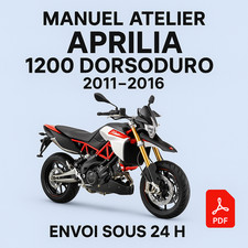 Manuel Atelier Aprilia Dorsoduro 2011-2016 Revue Technique Moto RMT CD PDF