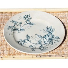 Ancien plat rond 28.3 cm en