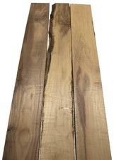 3X Barre En Noyer Bois Frisé