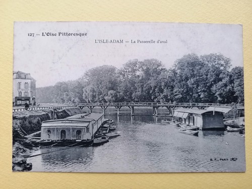 Cpa isle adam val - l'isle,