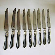 9 COUTEAUX DE TABLE  A VIANDE