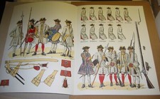 ROUSSELOT LELIEPVRE Planche ANCIEN REGIME N° 93 INFANTERIE 1720-1736 rr