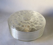 PLAFONNIER/ APPLIQUE EN VERRE / MÉTAL DESIGN  ANNEES 50 60 VINTAGE 1950