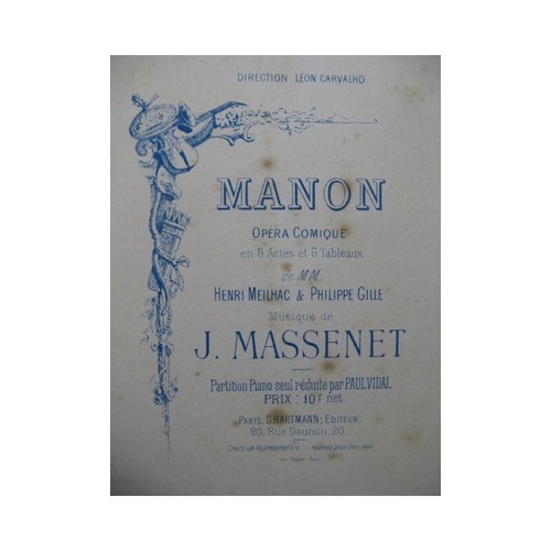 Massenet jules manon - jules,
