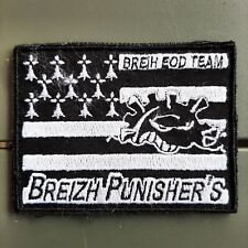 Patch Marine GPD BREIZH PUNISHER'S EOD Groupe Plongeurs Démineurs ORIGINAL NEDEX