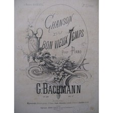 BACHMANN G. Chanson du Bon