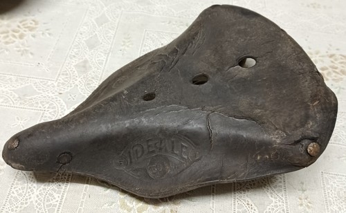 Cyclisme ancienne selle cuir - cyclisme,