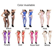 Lingerie résille dentelle body club sissy costume pyjama sans entrejambe