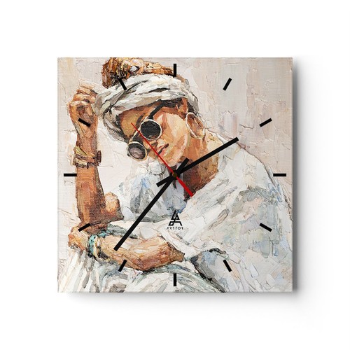 Horloge murale verre - horloge,