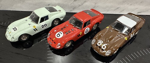Lot ferrari 250 gto 1962 - 3x,