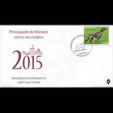 monaco 2015 dogs hunde cani chien German Shorthaired Pointer braque allemand FDC