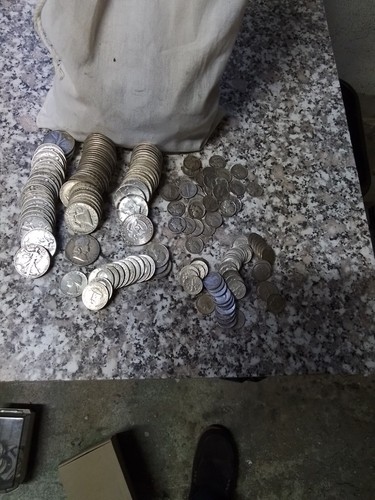 Silver coins 5 - 90%,